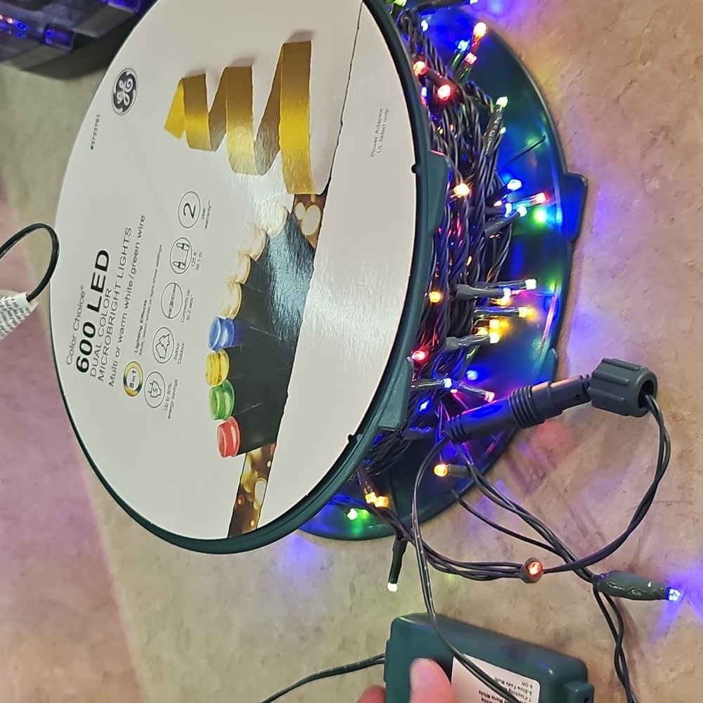 Set Of 3 GE Color Choice 600 LED Dual Color Lights